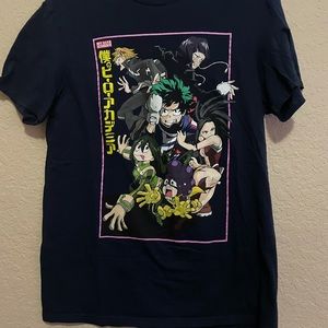 My Hero Academia Tee, Small, and Blue.